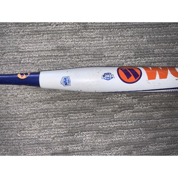 2018 Worth Legit Ryan Harvey XL End Loaded 28oz 34” WHARVA ASA USA Softball Bat - Picture 5 of 9